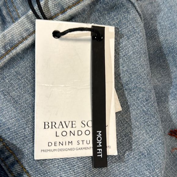 New Brave Soul Jeans with Floral Embroidery detail - Picture 9 of 9